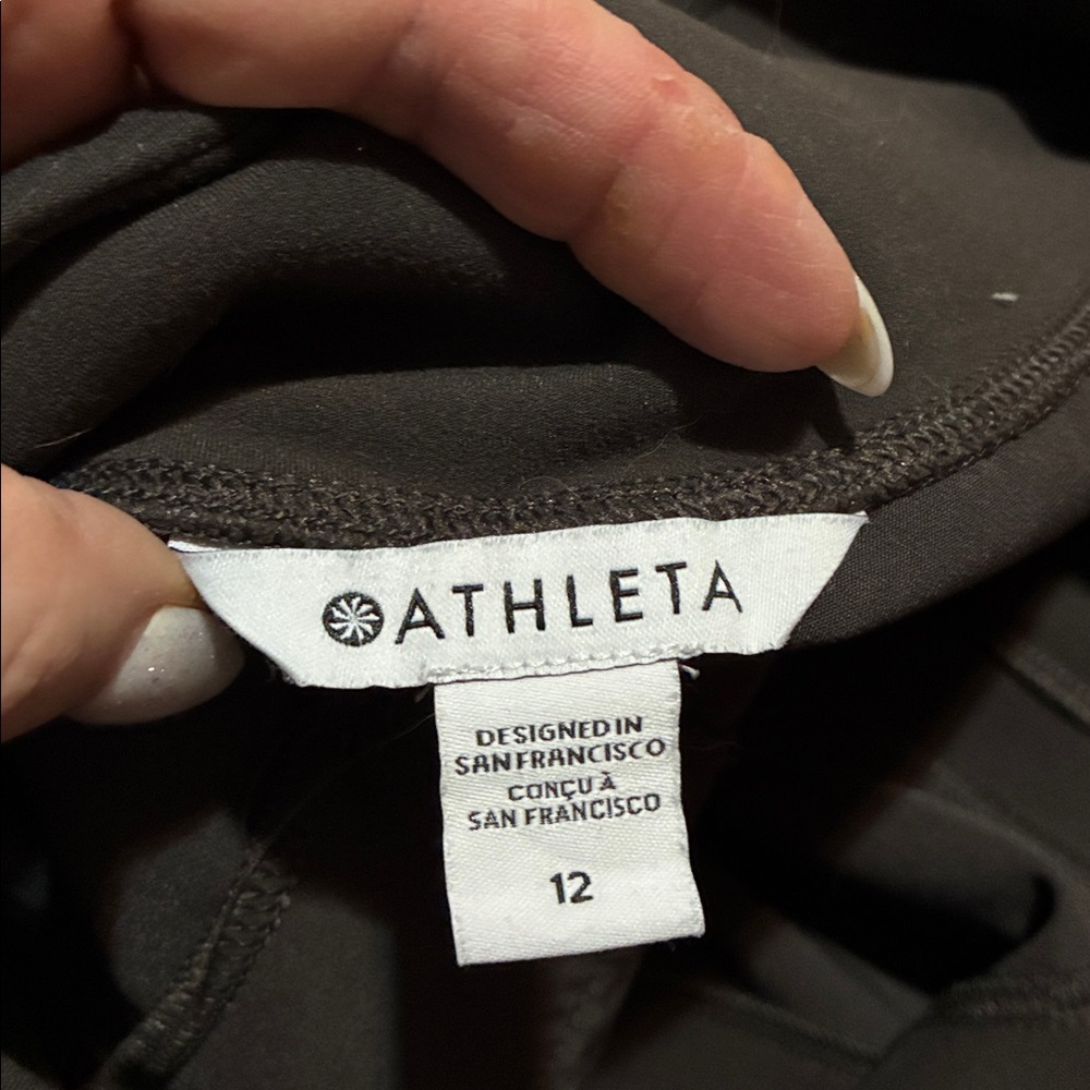 Athleta Brown Straight-Leg Cropped Pants - Picture 8 of 10